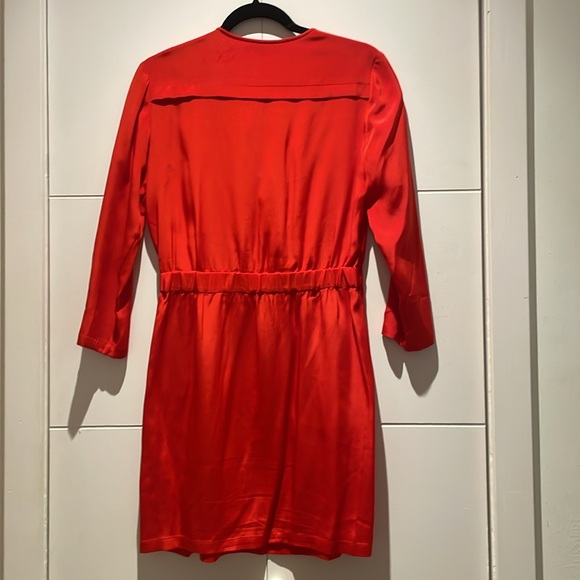 Theory Red-Orange Dress – Size 4, Elegant & Modern - Picture 6 of 6